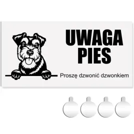 tabliczka-pcv-uwaga-pies-prosze-dzwonic-schnauzer-10x20-druk-uv-przylepce