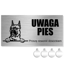 nierdzewna-tabliczka-uwaga-pies-buldog-francuski-10x20-aluminium