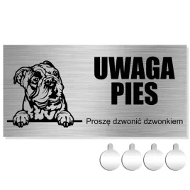 nierdzewna-tabliczka-uwaga-pies-prosze-dzwonic-buldog-10x20-aluminium