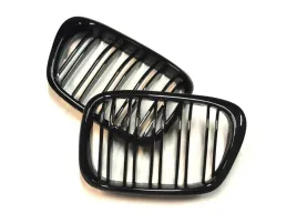 bmw-5-e39-grill-nerki-atrapy-zderzaka-czarny-polysk-double-line-lewa-prawa