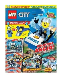 lego-magazyn-czasopismo-city-07-2023-policyjny-odrzutowiec