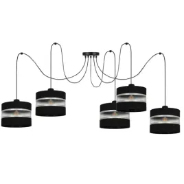 lampa-sufitowa-wiszaca-spider-pajak-z-kloszem-led-abazur-pasy-e27-20cm
