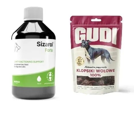 Biovico Sizarol Complex Forte 250ml na Stawy Psów + Przysmak GUDI