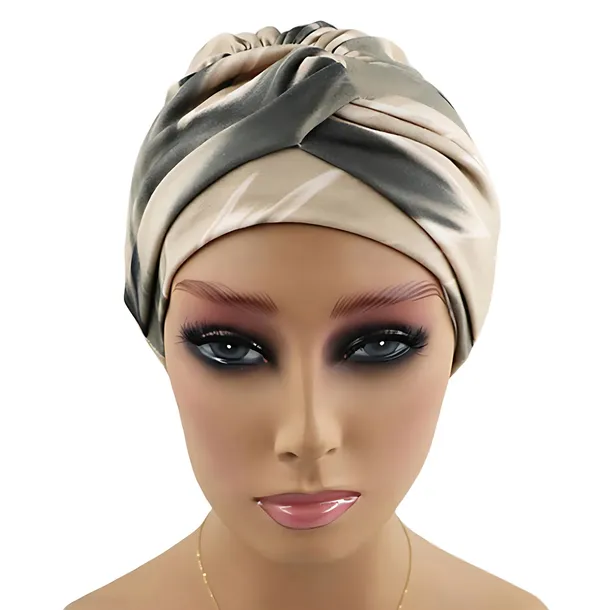 Gotowy do nałożenia turban damski okrycie głowy także po chemioterapii Zuma