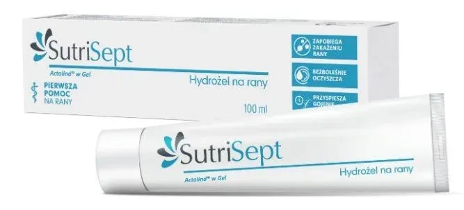 SutriSept, Hydrożel na rany,  przyspiesza gojenie,30 ml