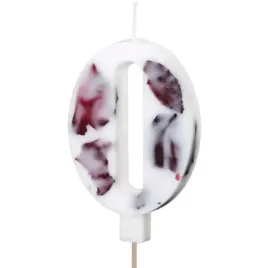swieczka-na-tort-cyfra-0-platki-kwiatow-bialy-partydeco-8-cm