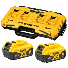 wielonapieciowa-ladowarka-dewalt-dcb104-4-portowa-2x-aku-dcb184-5ah