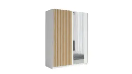 szafa-przesuwna-150-cm-2d-biala-lamele-z-lustrem-do-sypialni-dalia