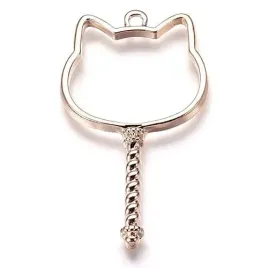 bez69-zawieszka-ramka-do-zywicy-kot-klucz-30x54mm-rose-gold