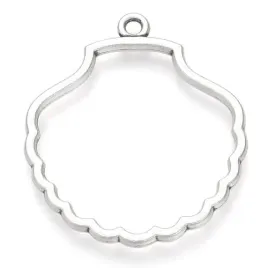 bez62-zawieszka-ramka-do-zywicy-muszla-39x45mm-stare-srebro