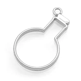 bez128-zawieszka-ramka-do-zywicy-kolba-26x42mm-platynowa