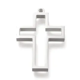 bez411-zawieszka-ramka-do-zywicy-krzyzyk-22x33mm-stal-nierdzewna-srebrna