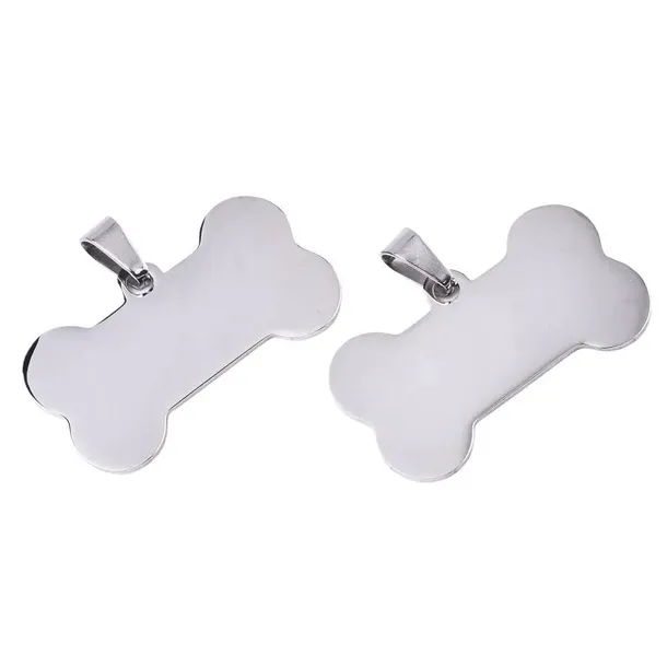 ZAW1037 Zawieszka kość dog 40x29mm stal nierdzewna