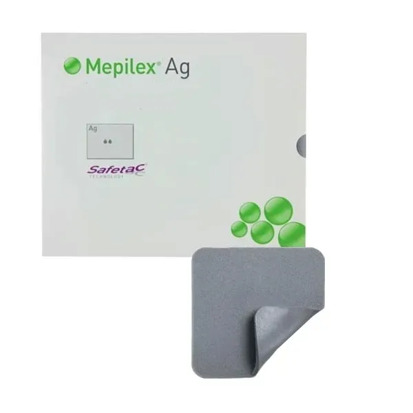 Mepilex Ag 12,5x12,5cm pianka ze srebrem 1szt.