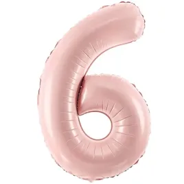 balon-foliowy-cyfra-6-pastel-rozowy-jasny-partydeco-34-dgt