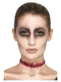 rana-lateksowa-zszyte-podciete-gardlo-halloween