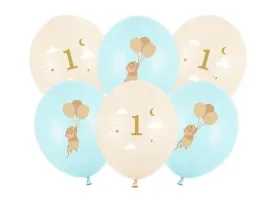 balony-lateksowe-30-cm-myszki-z-cyferka-1-urodziny-pierwsze-jedynka-12-cali