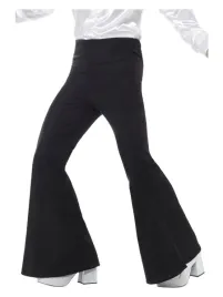 spodnie-meskie-lata-70-80-czarne-dzwony-xl