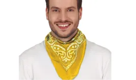 bandana-kowboja-zolta-chusta-kowbojska-western-dziki-zachod-dodatek