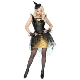 stroj-czarujacej-wiedzmy-zloto-czarny-czarujaca-wiedzma-halloween-m