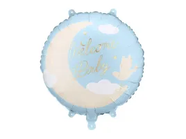 balon-foliowy-welcome-baby-35-x-35-cm-jasnoniebieski-baby-shower-chlopiec