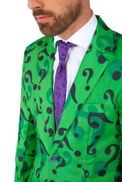 garnitur-meski-riddler-czlowiek-zagadka-licencja-suitmeister-slim-fit-xxl-kolor-zielony