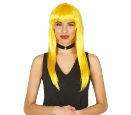 peruka-zolta-z-grzywka-dlugie-wlosy-neon-party