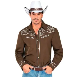 stroj-koszula-meska-kowboj-kowboja-brazowa-western-rodeo-karnawal-l-xl