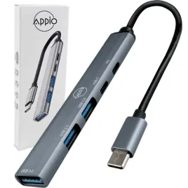 hub-usb-c-rozgaleznik-rozdzielacz-portow-adapter-slim-3x-usb-2x-usb-c-pd