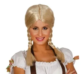 peruka-dwa-warkocze-blond-karnawal-impreza