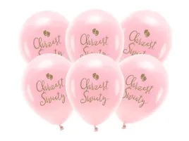 balony-eco-rozowe-33-cm-chrzest-swiety-6-szt-chrzciny-dziewczynki