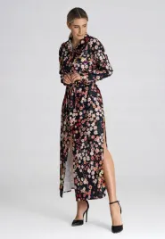koszula-sukienka-maxi-z-kolnierzykiem-or-ozdobne-patki-or-kwiaty-xl