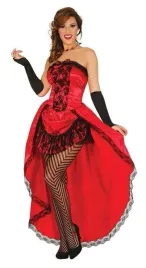 stroj-burleska-burlesque-czerwono-czarny-l
