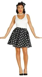 spodnica-czarna-grochy-apaszka-pin-up-retro-l