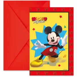 zaproszenia-urodzinowe-myszka-mickey-6-szt