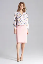 elegancka-bluzka-damska-zakladana-z-gumka-biala-wzor-kolorowy-s
