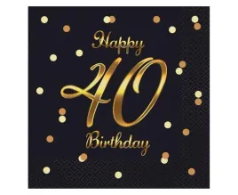 serwetki-papierowe-40-urodziny-happy-birthday-czarne-33x33-cm-20-szt
