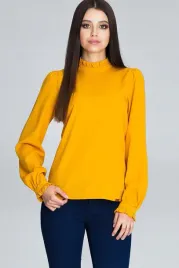 elegancka-bluzka-z-marszczonym-rekawem-z-falbanka-zolta-s