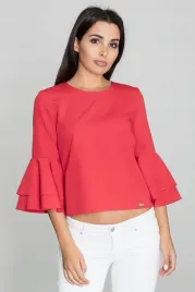 elegancka-stylowa-bluzka-damska-z-szerokim-rekawem-czerwona-xl