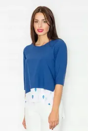 luzna-bluzka-z-dopasowana-gora-granatowa-we-wzor-xl