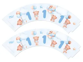 papilotki-misie-z-balonikami-niebieskie-roczek-6-szt