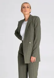 elegancka-marynarka-damska-z-podszewka-or-dwurzedowa-oliwkowa-w-paski-l