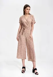 luzny-kombinezon-z-rekawami-kimono-ozdobne-wiazanie-rozowy-s-m