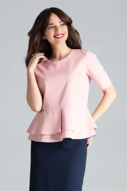 elegancka-bluzka-damska-z-podwojna-baskinka-rozowa-xl