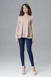 bluzka-l020-luzna-elegancka-bluzka-damska-wykonczona-falbanka-bezowa-m