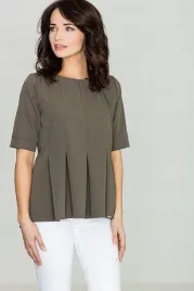lekka-bluzka-damska-oversize-z-dlugim-tylem-zielona-m