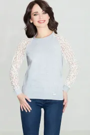 elegancka-bluzka-damska-z-motywem-panterki-szara-rekawy-koronkowe-ecru-s