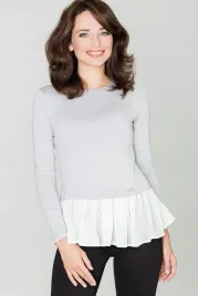 gladka-bluzka-damska-dopasowana-z-tiulem-szara-xl