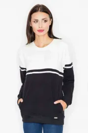 dzianinowa-bluza-damska-bez-kaptura-z-kieszeniami-wielokolorowa-m