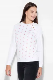 prosta-bluza-damska-gladka-na-napy-flamingi-l